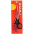 Universal Universal Economy Scissors, 8" Length, Straight Handle, Stainless Steel, Black UNV92009***